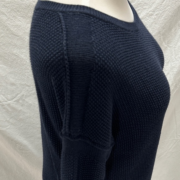 Vince Navy Blue Cotton/Cashmere Sweater (perfect for Spring!) - Picture 4 of 7